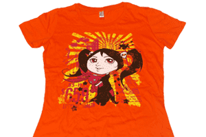 koszulka pomarańczowa dziewczynka