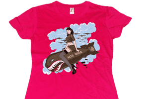 koszulka różowa damska kobieta bomba