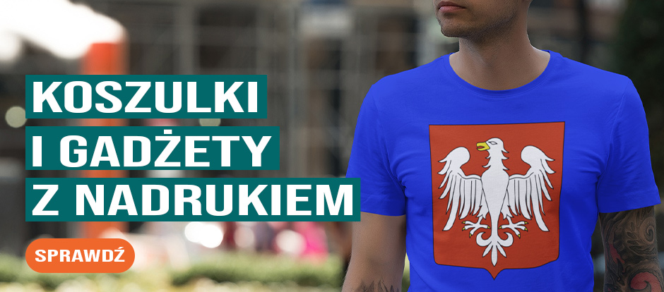 Koszulka z nadrukiem herb Piotrków Trybunalski