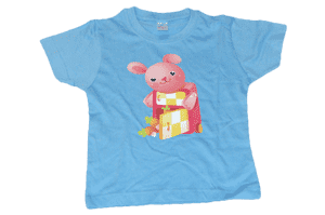 koszulka dziecięca niebieska świnka