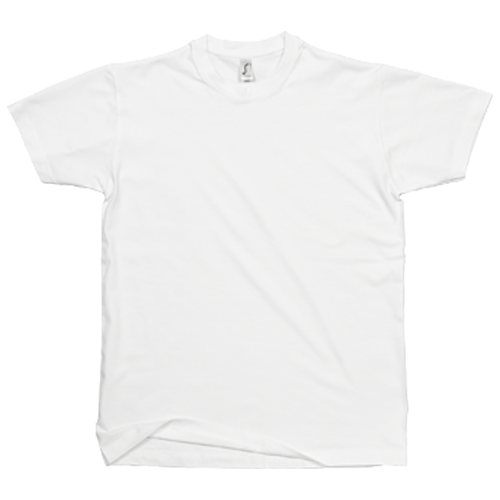Koszulka t-shirt basic biała męska sitodruk