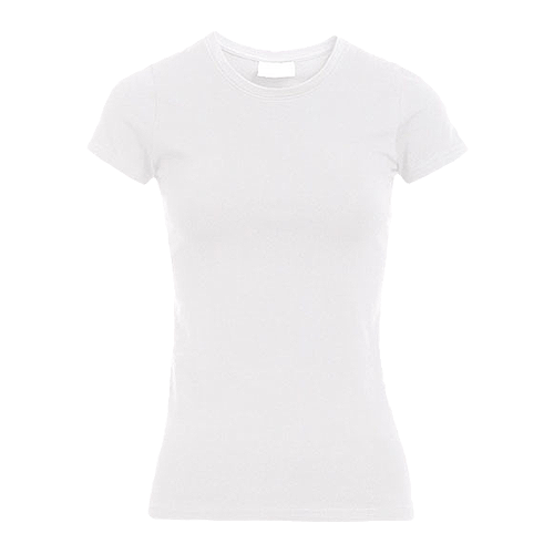 Koszulka t-shirt slim damska sitodruk