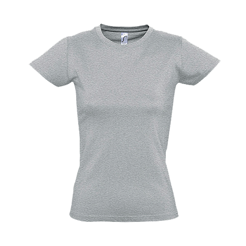 Koszulka t-shirt basic kolor damska sitodruk