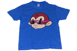 koszulka ciemnoniebieska małpka